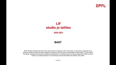 Lecture BAST