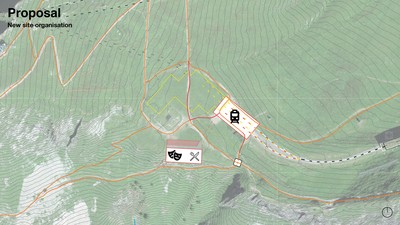 Edward Forsey, Raphael Mudry_new site organisation