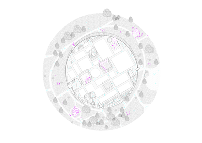 Public Interior Axonometry