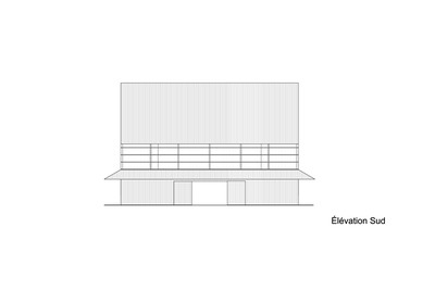 Elévation - Façade Sud