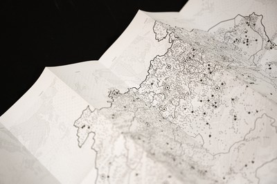 Matière Ultime, Carte, 2022. Photo © Solène Hoffmann