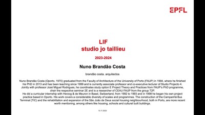 Nuno Brandão Costa | LIF Lecture 2023-2024