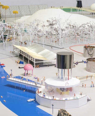 «2100 Nouvelles alliances de la métropole » Maquette produite par UR, Peaks, Altitude 35