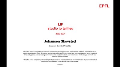 Lecture Johansen Skovsted