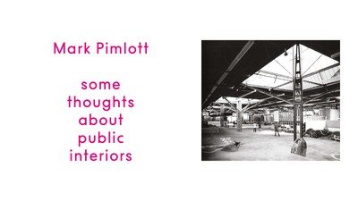 Lecture by Mark Pimlott