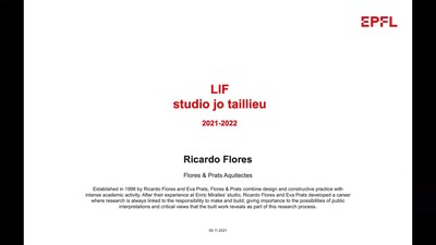 Lecture Ricardo Flores