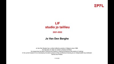 Lecture Jo Van Den Berghe