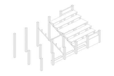 Axonométrie - structure