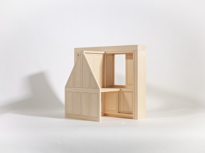 Louis Kahn, Study carrels of the Exeter Library, 1965. Model by Solène Hoffmann and Clémence Dubuis, l’atelier des maquettes EPFL. Photo by Tanguy Auffret-Postel